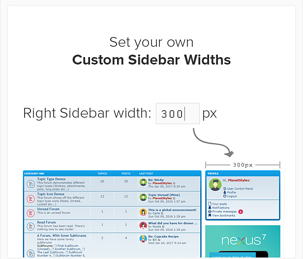 phpBB 3.2 Sidebar Extension - Responsive - 6
